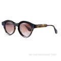 Diseño personalizado Vintage Bevel Acetate Polarized Sunglasses